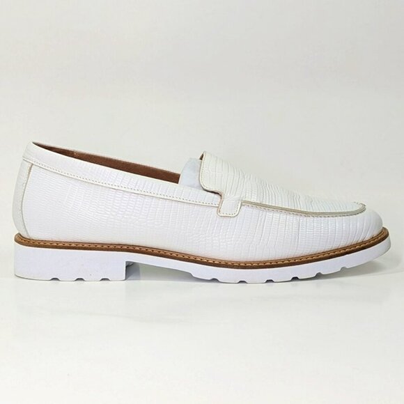 Andre Assous Women's Philipa Almond Toe Embossed Loafers Size 11 (MSRP $220) - Picture 3 of 10